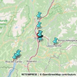Mappa 38122 Trento TN, Italia (11.39909)