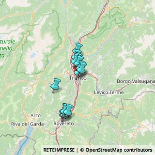 Mappa 38122 Trento TN, Italia (10.02143)