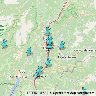 Mappa 38122 Trento TN, Italia (15.51545)
