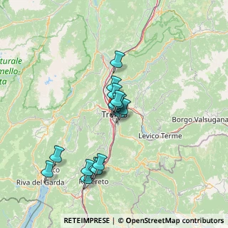 Mappa 38122 Trento TN, Italia (11.78125)
