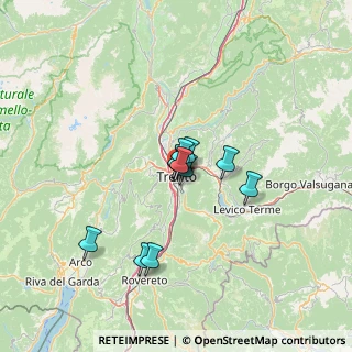 Mappa 38122 Trento TN, Italia (8.73455)