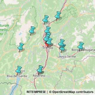 Mappa 38122 Trento TN, Italia (14.32214)