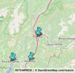 Mappa 38122 Trento TN, Italia (29.73438)