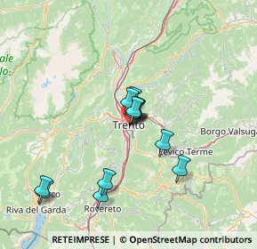 Mappa 38122 Trento TN, Italia (11.1125)