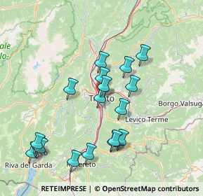 Mappa 38122 Trento TN, Italia (15.01722)