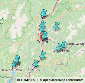 Mappa 38122 Trento TN, Italia (14.39188)