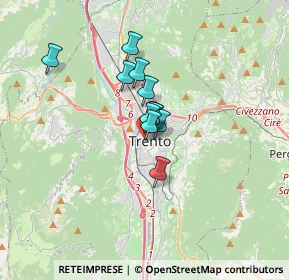 Mappa Via S. Vigilio, 38100 Trento TN, Italia (1.99364)