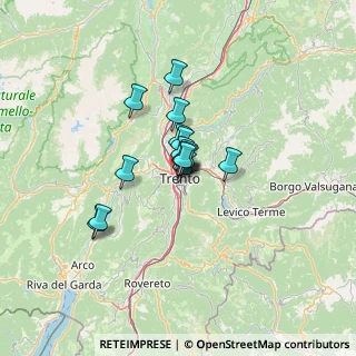 Mappa Via S. Vigilio, 38100 Trento TN, Italia (7.25933)