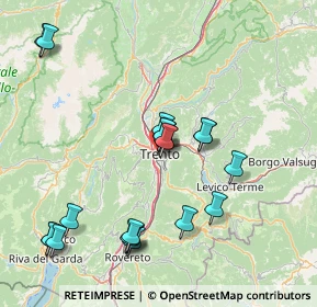Mappa Via S. Vigilio, 38100 Trento TN, Italia (16.134)
