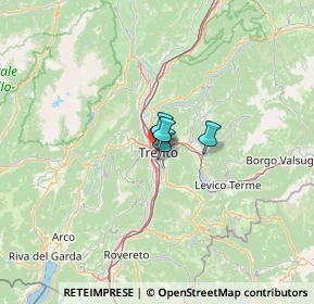 Mappa Via S. Vigilio, 38100 Trento TN, Italia (43.74471)