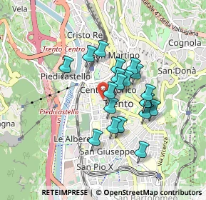Mappa Via S. Vigilio, 38100 Trento TN, Italia (0.6625)