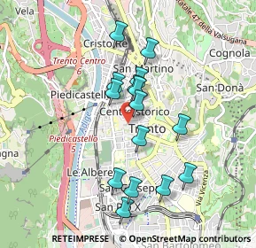 Mappa Via S. Vigilio, 38100 Trento TN, Italia (0.778)