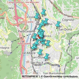 Mappa Via Giuseppe Garibaldi, 38100 Mattarello TN, Italia (0.573)