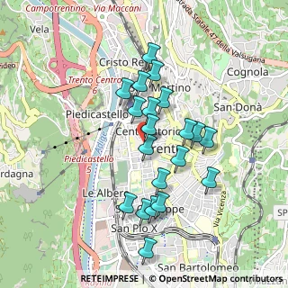 Mappa Via S. Vigilio, 38100 Trento TN, Italia (0.795)