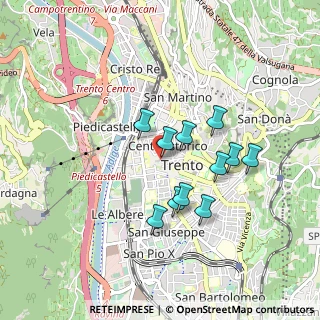 Mappa Via Giuseppe Garibaldi, 38100 Mattarello TN, Italia (0.72182)