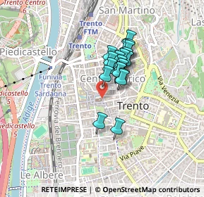 Mappa Via Giuseppe Garibaldi, 38100 Mattarello TN, Italia (0.282)