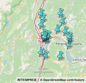 Mappa Via S. Vigilio, 38100 Trento TN, Italia (5.47947)