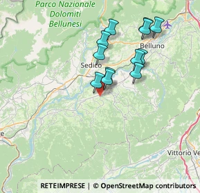 Mappa Via Zottier, 32026 Mel BL, Italia (6.32083)
