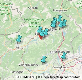 Mappa Via Zottier, 32026 Mel BL, Italia (12.85917)