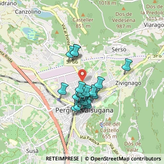 Mappa Via Regensburger, 38057 Pergine Valsugana TN, Italia (0.6695)