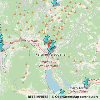 Mappa Via Regensburger, 38057 Pergine Valsugana TN, Italia (7.21667)
