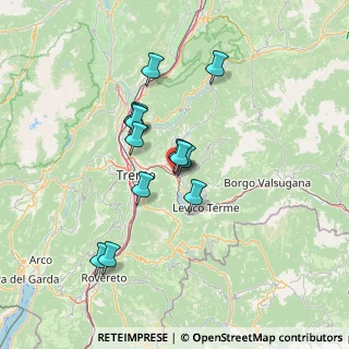 Mappa Centro commerciale Ponte Regio loc. Fratte, 38057 Pergine Valsugana TN, Italia (11.37769)