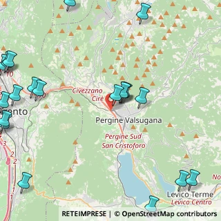 Mappa Centro commerciale Ponte Regio loc. Fratte, 38057 Pergine Valsugana TN, Italia (6.321)