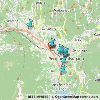 Mappa Centro commerciale Ponte Regio loc. Fratte, 38057 Pergine Valsugana TN, Italia (1.16)