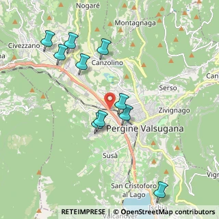 Mappa Centro commerciale Ponte Regio loc. Fratte, 38057 Pergine Valsugana TN, Italia (2.23818)