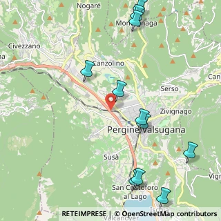 Mappa Centro commerciale Ponte Regio loc. Fratte, 38057 Pergine Valsugana TN, Italia (2.63)