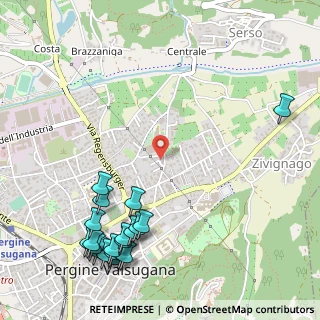 Mappa Via dei Caduti, 38057 Pergine Valsugana TN, Italia (0.7105)