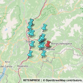 Mappa Via dei Caduti, 38057 Pergine Valsugana TN, Italia (9.24563)