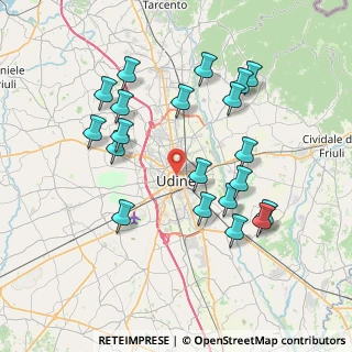 Mappa Giardino Loris Fortuna, 33100 Udine UD, Italia (7.6015)