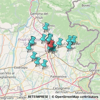 Mappa Giardino Loris Fortuna, 33100 Udine UD, Italia (8.5245)