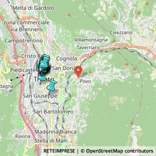 Mappa Via Sommarive, 38123 Povo TN, Italia (2.0335)
