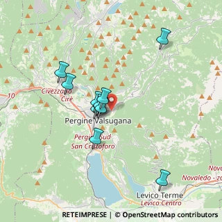 Mappa Via Spiazzi, 38057 Pergine Valsugana TN, Italia (2.88818)