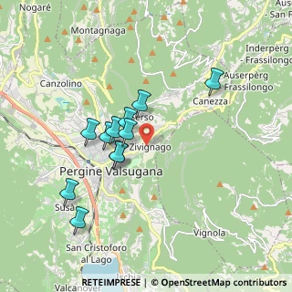 Mappa Via dei Moli, 38057 Pergine Valsugana TN, Italia (1.56727)