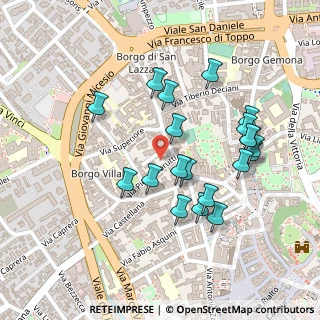 Mappa Via Pietro Zorutti, 33100 Udine UD, Italia (0.222)