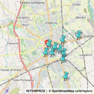 Mappa Via Pietro Zorutti, 33100 Udine UD, Italia (1.80727)