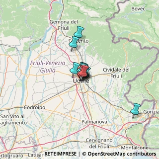 Mappa Via Pietro Zorutti, 33100 Udine UD, Italia (5.51)