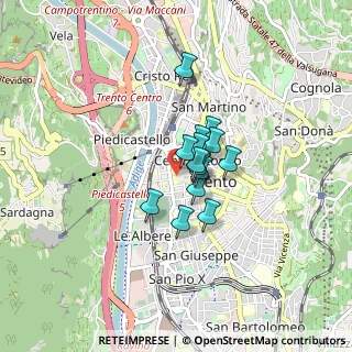Mappa Via Don Arcangelo Rizzi, 38122 Trento TN, Italia (0.46214)
