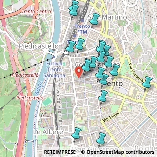 Mappa Via Giuseppe Verdi, 38100 Trento TN, Italia (0.4785)