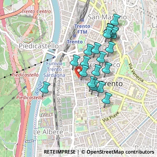 Mappa Via Giuseppe Verdi, 38100 Trento TN, Italia (0.413)