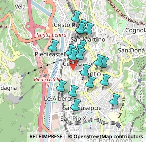 Mappa Via Giuseppe Verdi, 38100 Trento TN, Italia (0.713)