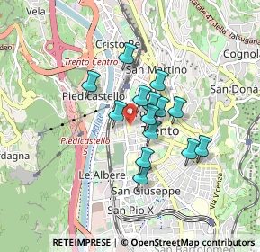 Mappa Via Giuseppe Verdi, 38100 Trento TN, Italia (0.59786)