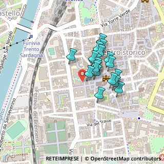 Mappa Via Giuseppe Verdi, 38100 Trento TN, Italia (0.151)
