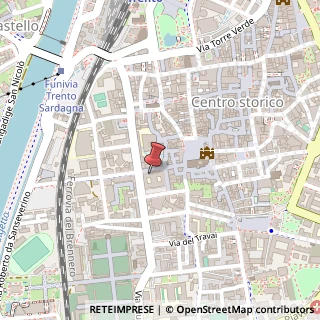 Mappa Via Giuseppe Verdi, 26, 38100 Trento, Trento (Trentino-Alto Adige)
