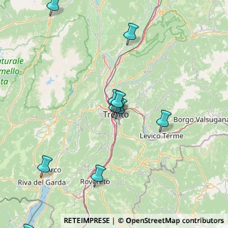 Mappa Via Giuseppe Verdi, 38100 Trento TN, Italia (22.2825)