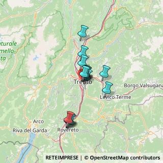 Mappa Via Antonio Rosmini, 38100 Trento TN, Italia (9.66714)