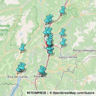 Mappa Via Antonio Rosmini, 38100 Trento TN, Italia (13.5685)